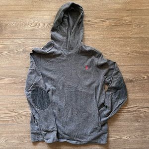 Gray Polo Hoodie
